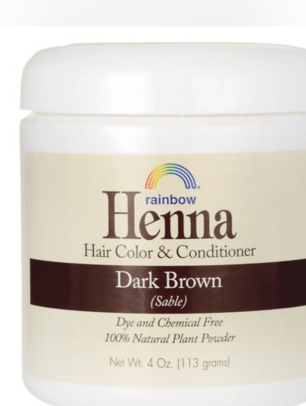 Rainbow Henna Hair Color - Dark Brown 2- Pack